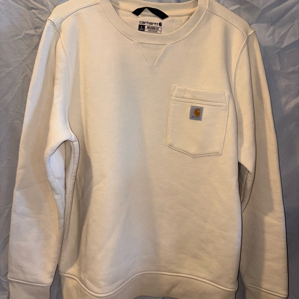 Carhartt Women’s Off-White Crewneck Sweater